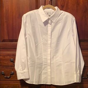 White cotton dress shirt